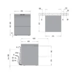 Geschirrspülmaschinen U 530-1 - technische-zeichnung