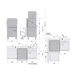 Haubenspülmaschine H 530-1 / H 530-1E* mit Ablaufpumpe