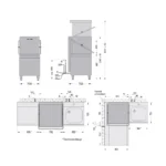 Haubenspülmaschine H 640 mit Ablaufpumpe / H 640 KLIMA PLUS