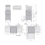 Haubenspülmaschine H 640 mit Ablaufpumpe / H 640 KLIMA PLUS